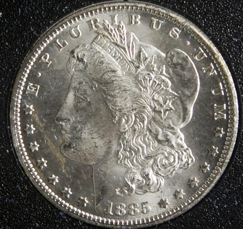 Appraisal: GSA BU -CC Morgan Silver Dollar in original box with