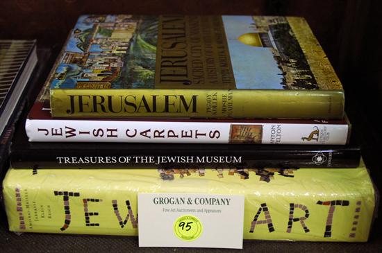 Appraisal: FOUR BOOKS ON JEWISH CARPETS HISTORY AND ART including Jerusalem