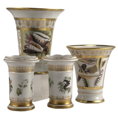 Appraisal: Group of Mottahedeh Style Porcelain Vases Estimate -