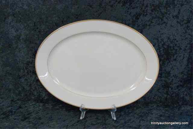 Appraisal: Lenox China '' Oval Serving PlatterIn excellent condition from a