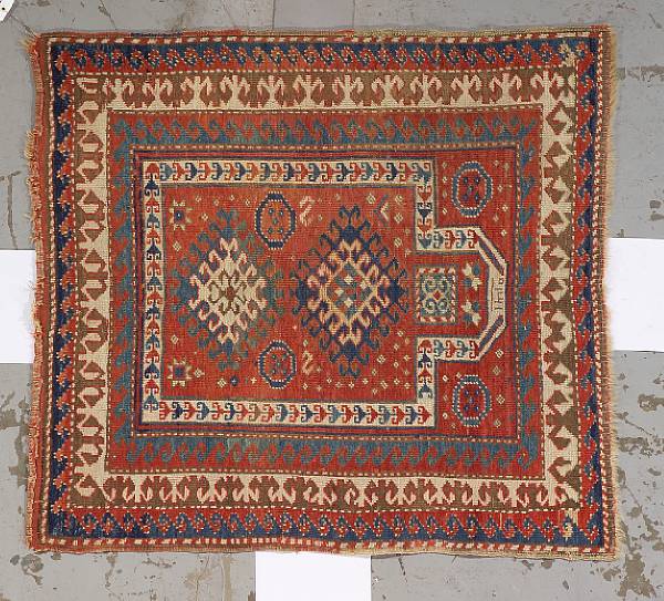 Appraisal: A Kazak prayer rug South Central Caucasus late th century