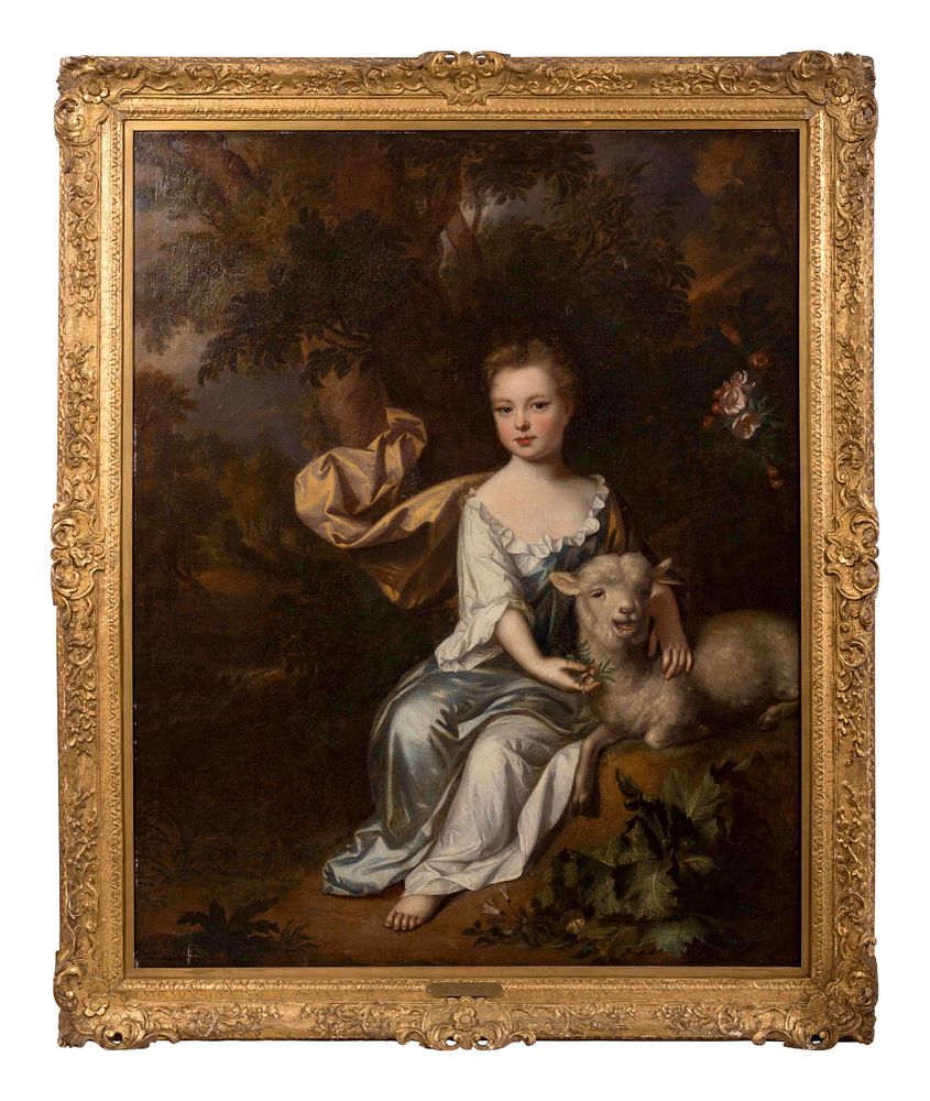 Appraisal: Attributed to Sir Godfrey Kneller British - Attributed to Sir