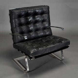 Appraisal: Ludwig Mies Van Der Rohe Chair Ludwig Mies Van Der