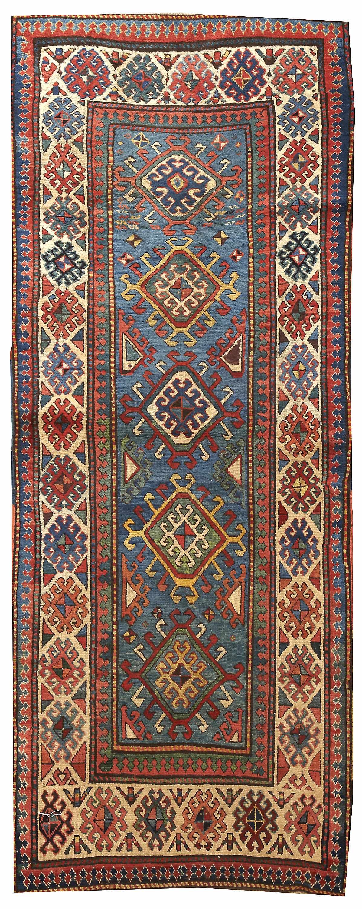 Appraisal: A Kazak rug Caucasuscirca size approximately ft in x ft