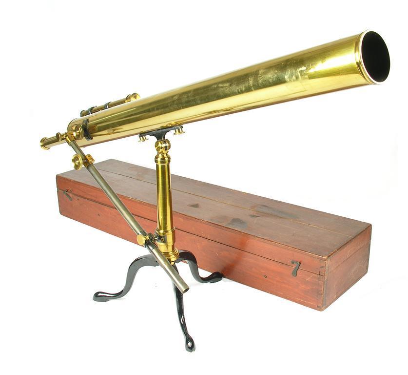 Appraisal: The Comet A brass inch refracting telescope by Aitchison