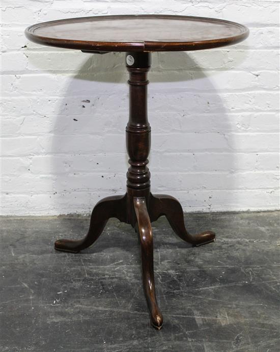 Appraisal: Sale Lot An American Mahogany Tea Table th century Height