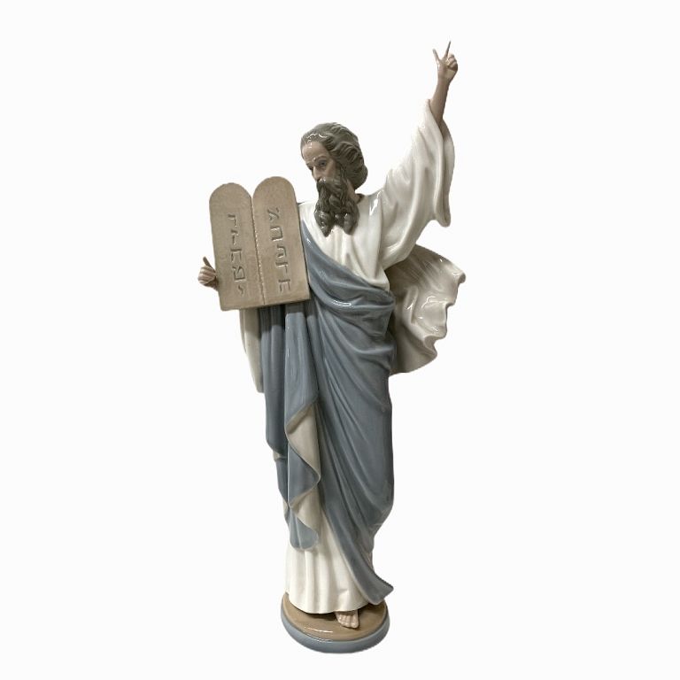 Appraisal: Lladro Moses The Ten Commandments Figurine Lladro Moses The Ten