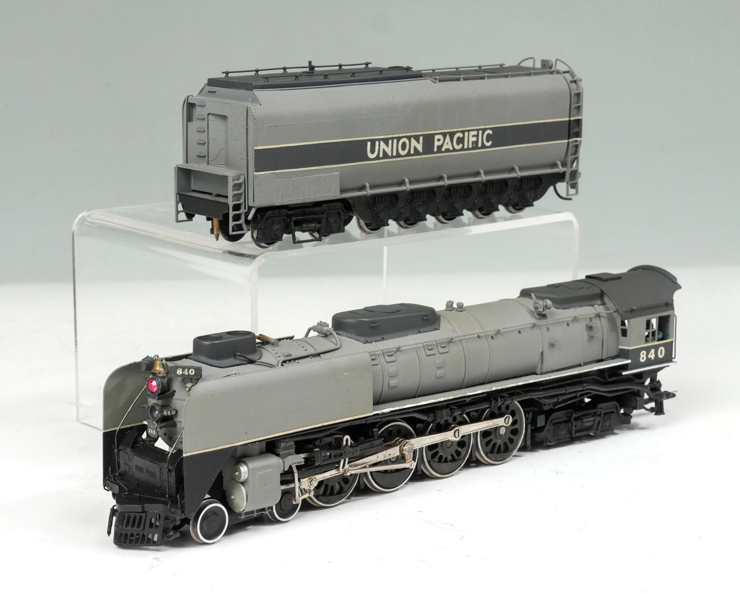 Appraisal: MAX GRAY UNION PACIFIC FEF- ENGINE TENDER Grey black painted