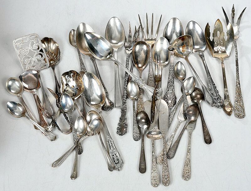 Appraisal: Group of Assorted Sterling Flatware American th century including pieces