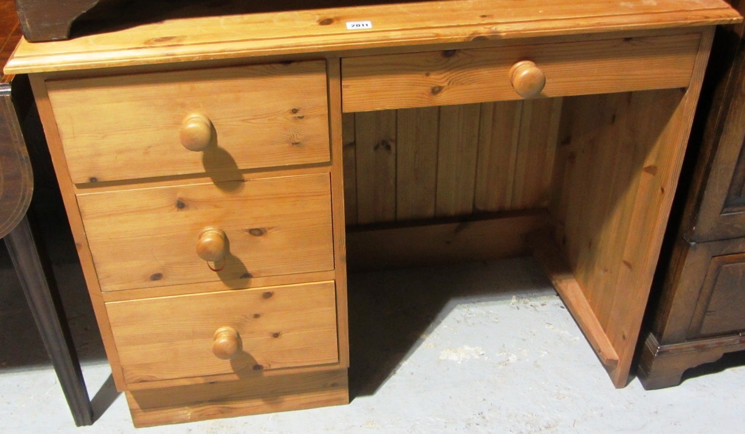 Appraisal: A th century pine desk