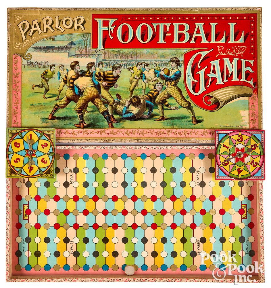 Appraisal: McLoughlin Bros Parlor Football Game ca McLoughlin Bros Parlor Football