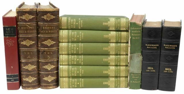 Appraisal: lot of Library shelf books including volumes Portrait Gallery of