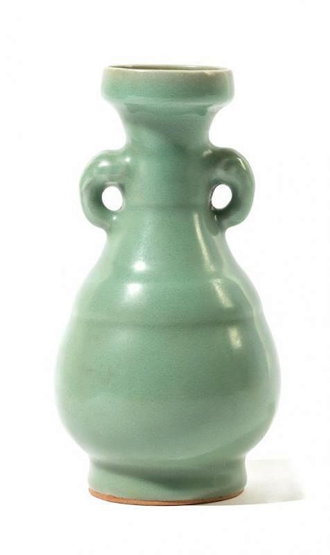 Appraisal: A Longquan Glaze Vase Height inches A Longquan Glaze Vase