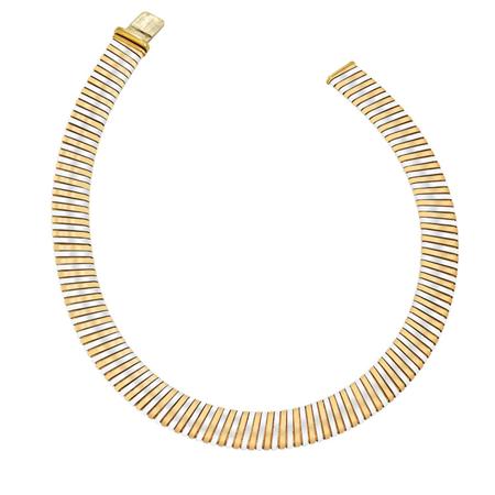 Appraisal: Two-Color Gold Necklace Bulgari Estimate -