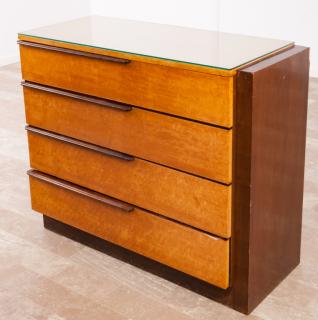 Appraisal: Gilbert Rohde Art Deco Four Drawer Dresser Circa Art Deco