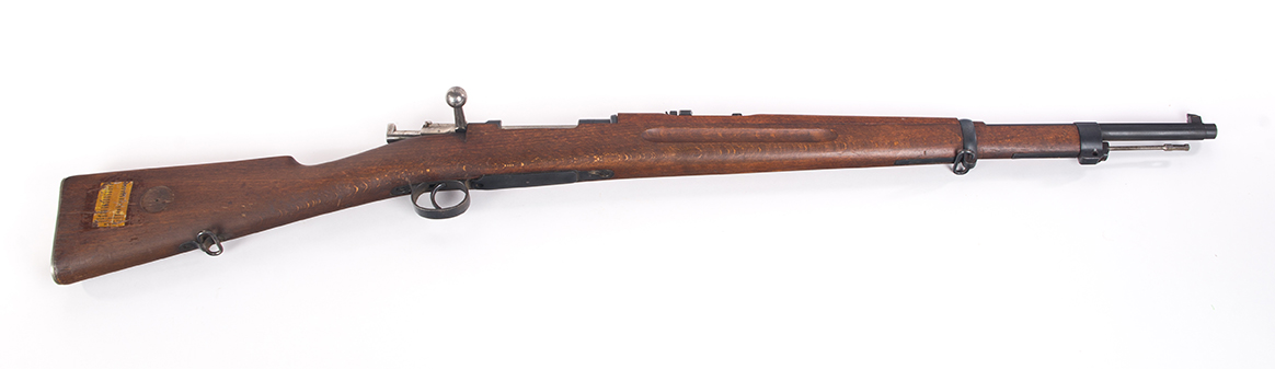 Appraisal: CARL GUSTAFS STADS GEVARSFAKTORI BOLT ACTION RIFLE Twentieth century Walnut