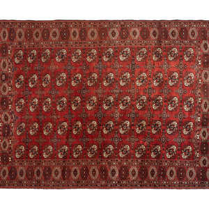 Appraisal: A Bokhara Wool Rug th Century feet inches x feet