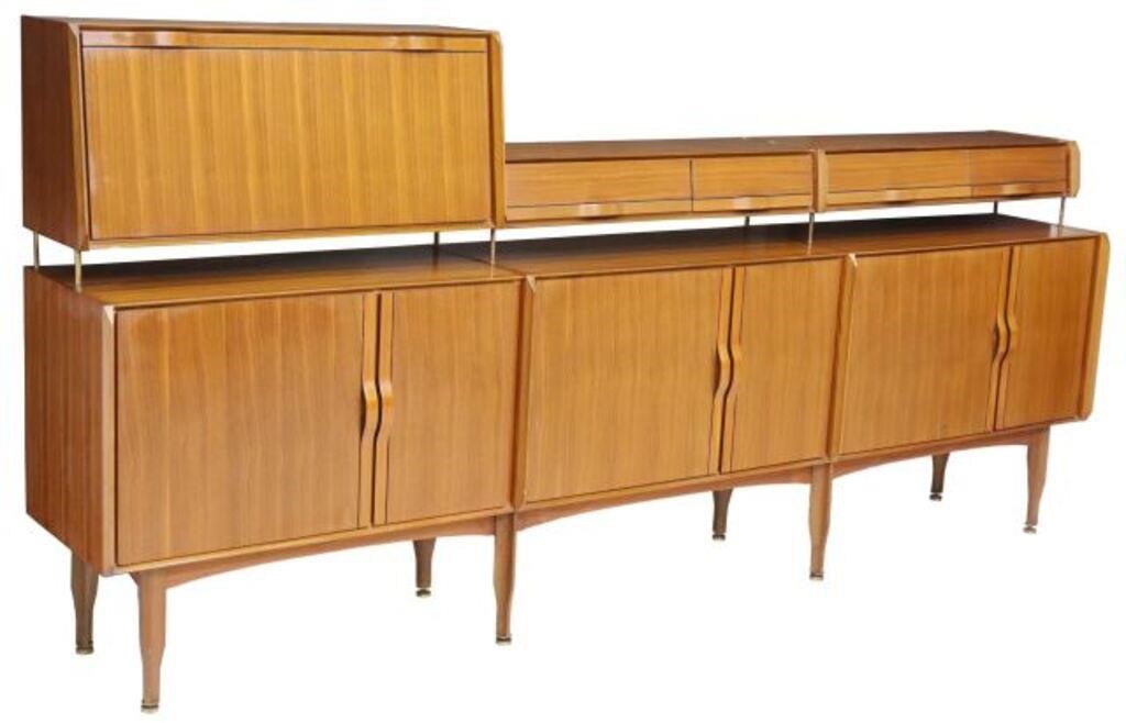 Appraisal: Italian mid-century modern sideboard attributed to Gianfranco Frattini Italian -