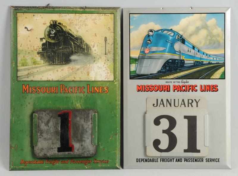 Appraisal: Missouri Pacific Lines Perpetual Calendars s and s Both are