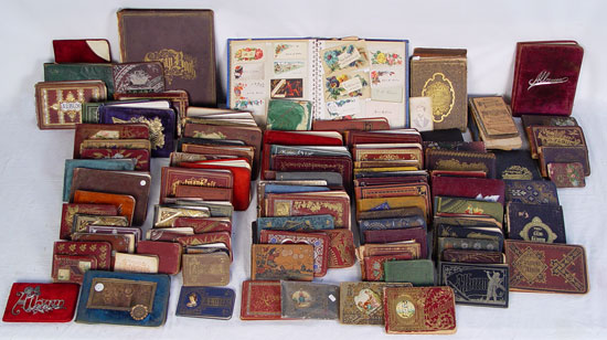 Appraisal: MASSIVE VICTORIAN SCRAP AUTOGRAPH BOOK COLLECTION To include approximately 's-