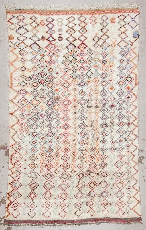 Appraisal: Modern Moroccan Rug ' '' x ' '' Modern Moroccan