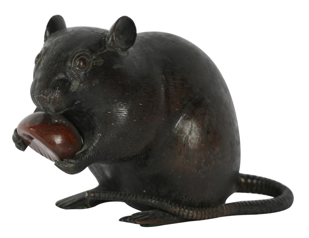 Appraisal: JAPANESE BRONZE MOUSE FIGUREProvenance The Estate of Henry and Lillian