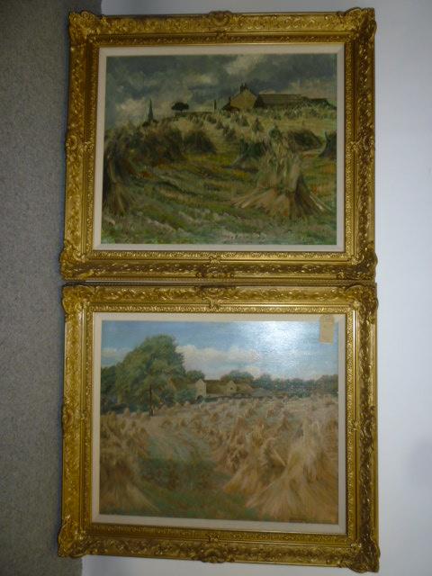 Appraisal: JAMES ARUNDEL - Hollings Close Farm Airedale and War Harvest