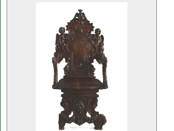 Appraisal: ENGLISH QUEEN ANNE WALNUT AND PARCEL-GILT MIRROR The shaped crest