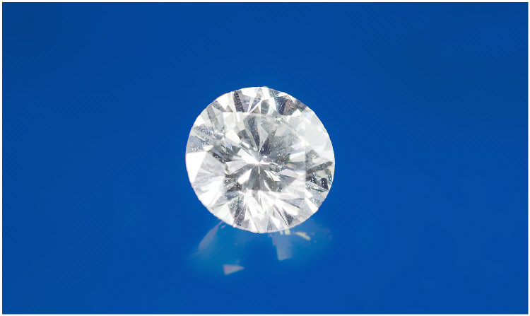 Appraisal: Loose Round Modern Brilliant Cut Diamond Weight ct Colour Approx