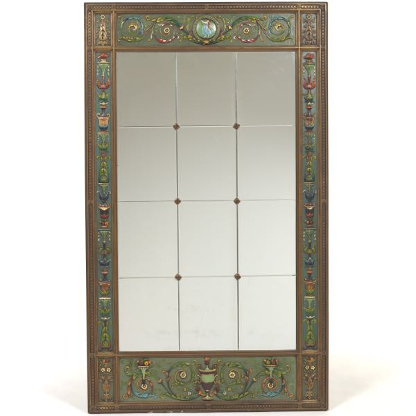 Appraisal: RENAISSANCE REVIVAL BEVELED GLASS MIRROR x Heavily framed wall mirror