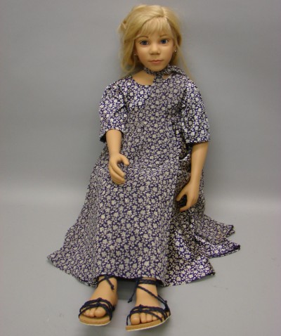 Appraisal: Vinyl cloth Gotz girl doll Marked E Lindner - Very