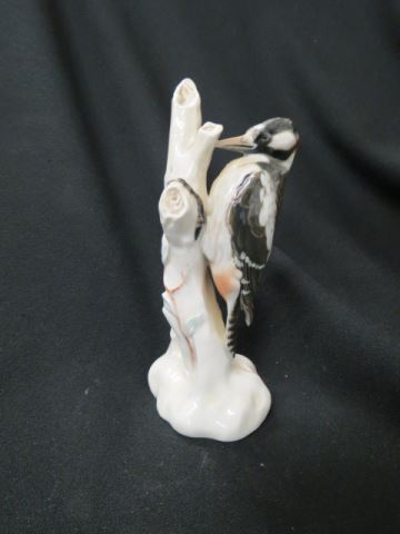 Appraisal: Fine German Porcelain Figurine of a Woodpecker