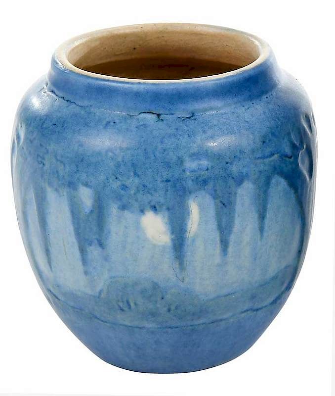 Appraisal: Newcomb Pottery Sadie Irvine Scenic Vase New Orleans Louisiana early