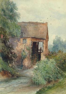 Appraisal: WILLIAM CALLOW The Old Watermill at Weston Near Leamington Warwickshire