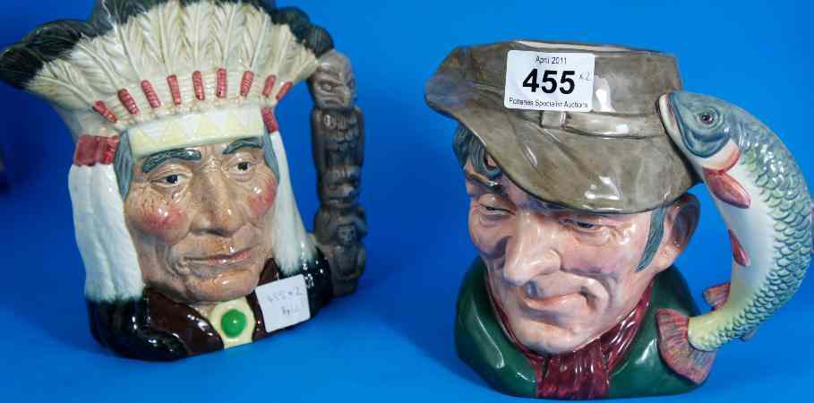 Appraisal: Royal Doulton Large Character Jugs The Poacher D seconds and