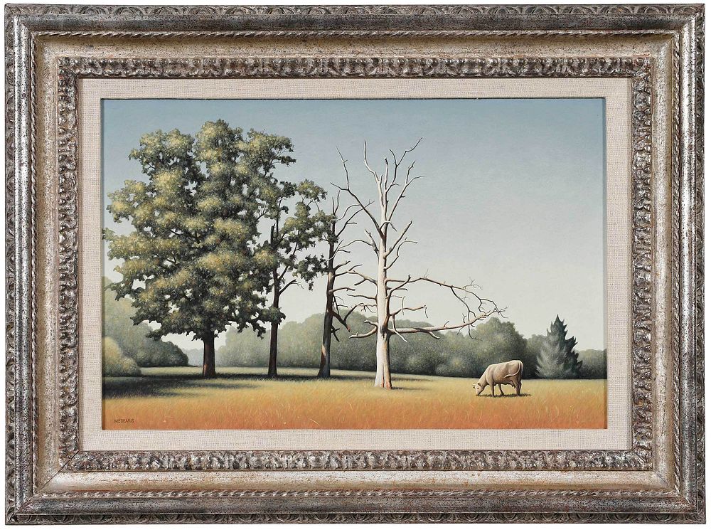 Appraisal: Roger Medearis California Missouri - The White Tree signed lower