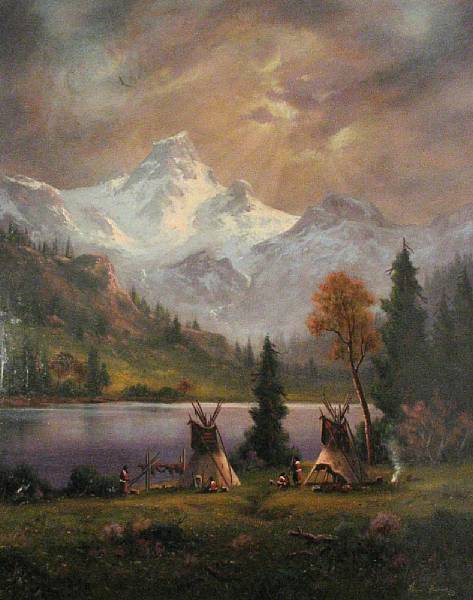 Appraisal: Heinie Hartwig American born Mountain Light signed 'Heinie Hartwig' lower