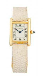 Appraisal: Cartier Ladies k Yellow Gold Tank Cartier Cartier k yellow