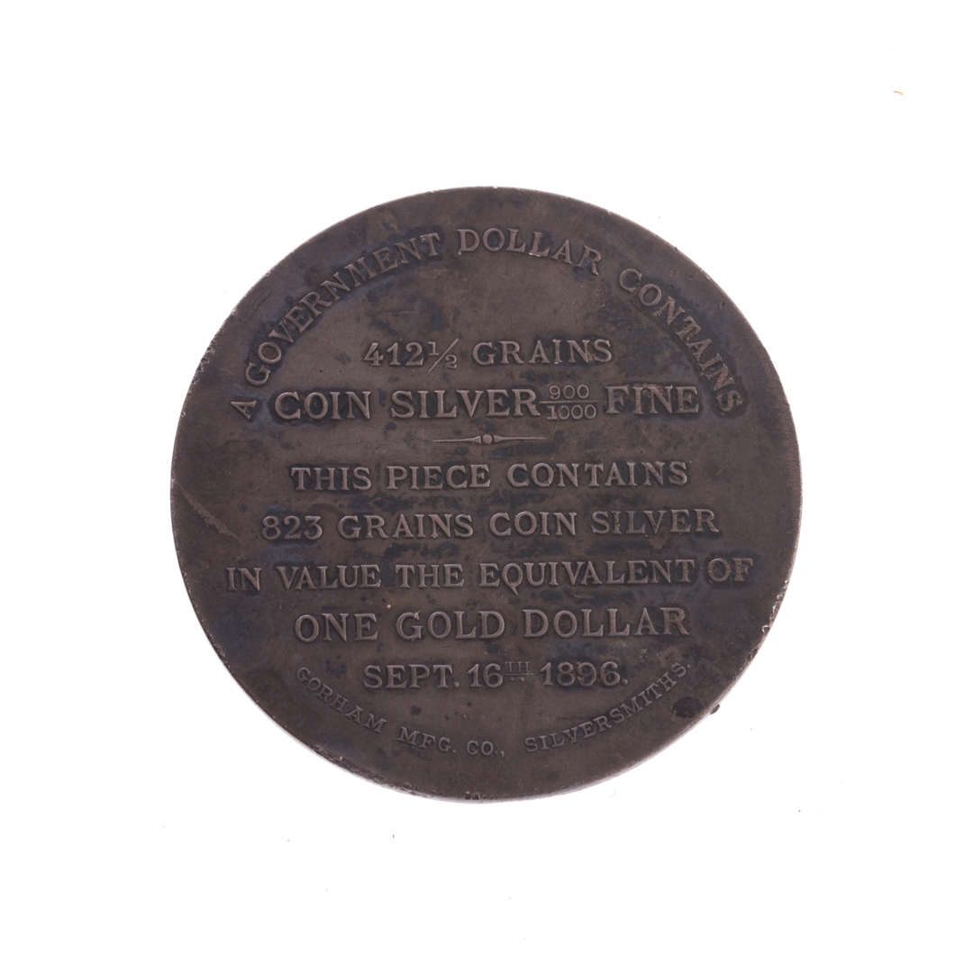 Appraisal: US Gorham So-Called Dollar Gorham Dollar or So-Called Dollar also