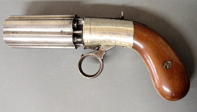 Appraisal: Pepperbox pistol th c J R Coopers Patent l