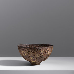 Appraisal: Gertrud and Otto Natzler - - Bowl glazed stoneware signed