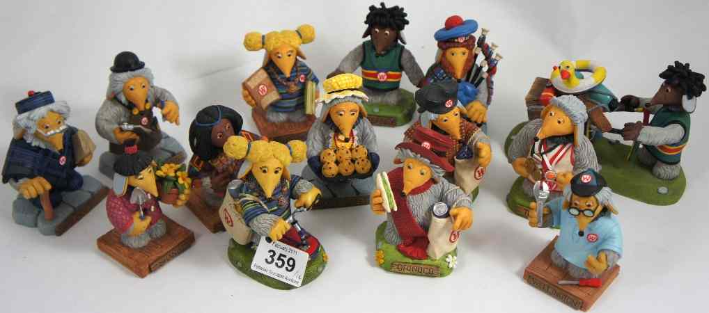 Appraisal: A Collection of Robert Harrop The Wombles Figures comprising Macwomble