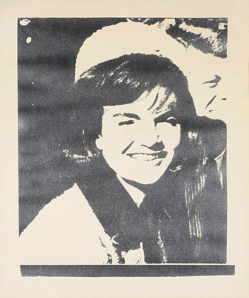 Appraisal: Andy Warhol American - Jacqueline Kennedy I Jackie I from