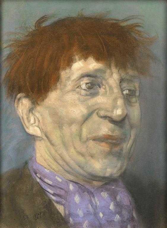 Appraisal: AUSTIN OSMAN SPARE - HEAD OF A CLOWN signed with