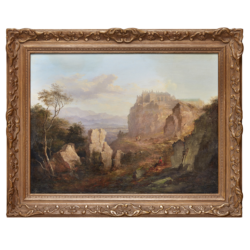 Appraisal: ALEXANDER NASMYTH AND STUDIO SCOTTISH - STIRLING CASTLE Oil on