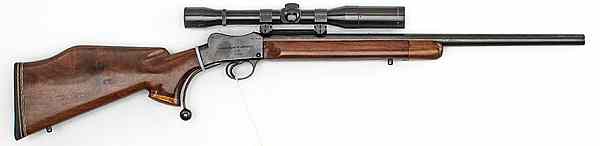 Appraisal: BSA Martini Custom Single-Shot Rifle with Scope by C C