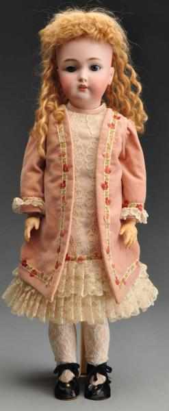 Appraisal: C M Bergmann Child Doll Description German bisque socket head