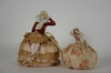 Appraisal: DOLLS - Lot of two Flapper style pincushion dolls one