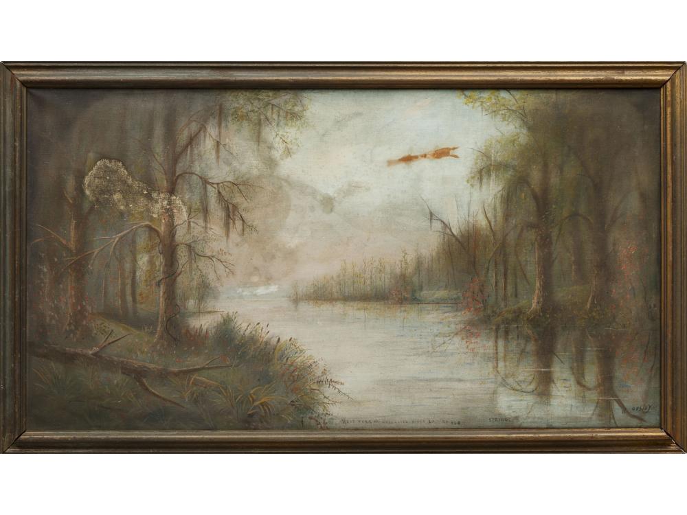 Appraisal: William Ousley American Louisiana - West Fork of Calcasieu River