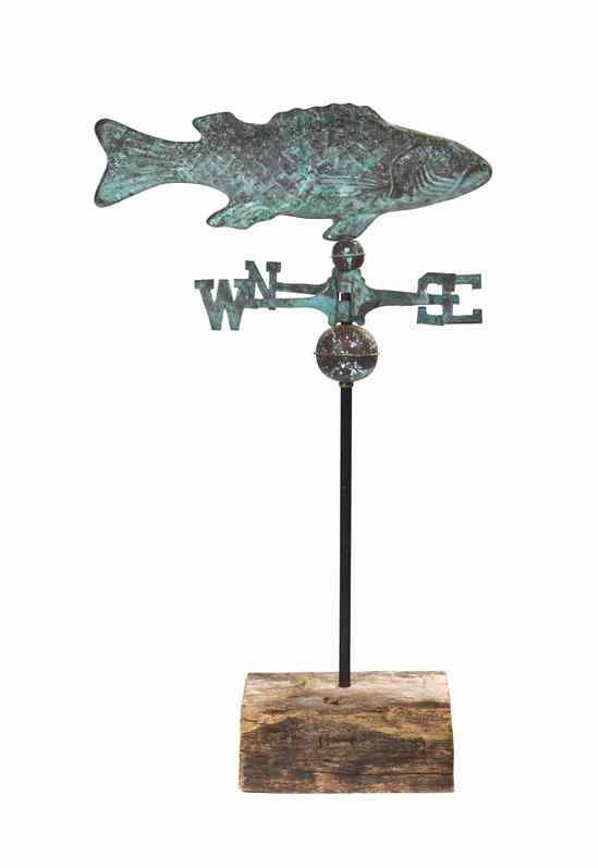 Appraisal: An American Copper Weather Vane in the form of a